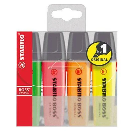 Stabilo Boss Evidenziatori Original Set 4Pz.