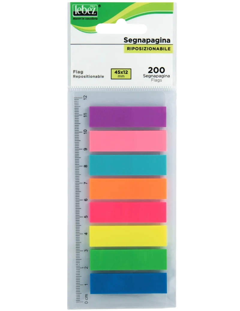 Segnapagina Riposizionabile 8 Colori 200 Fogli