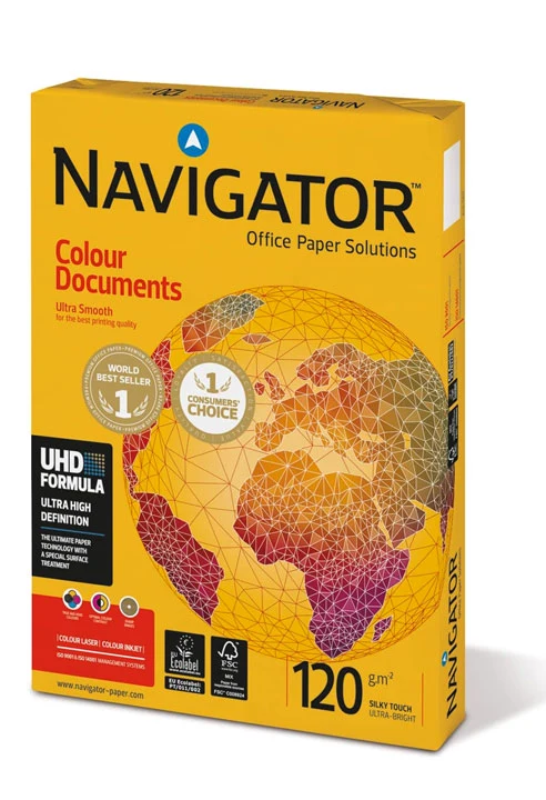Risma Di 250 Fogli A4 Per Stampa Navigator Colour Documents 120g