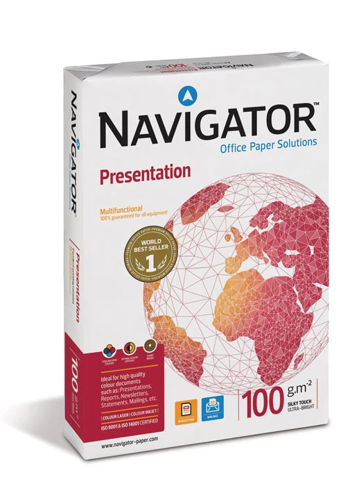 Risma Di 500 Fogli A4 Per Stampa Navigator Presentation 100g
