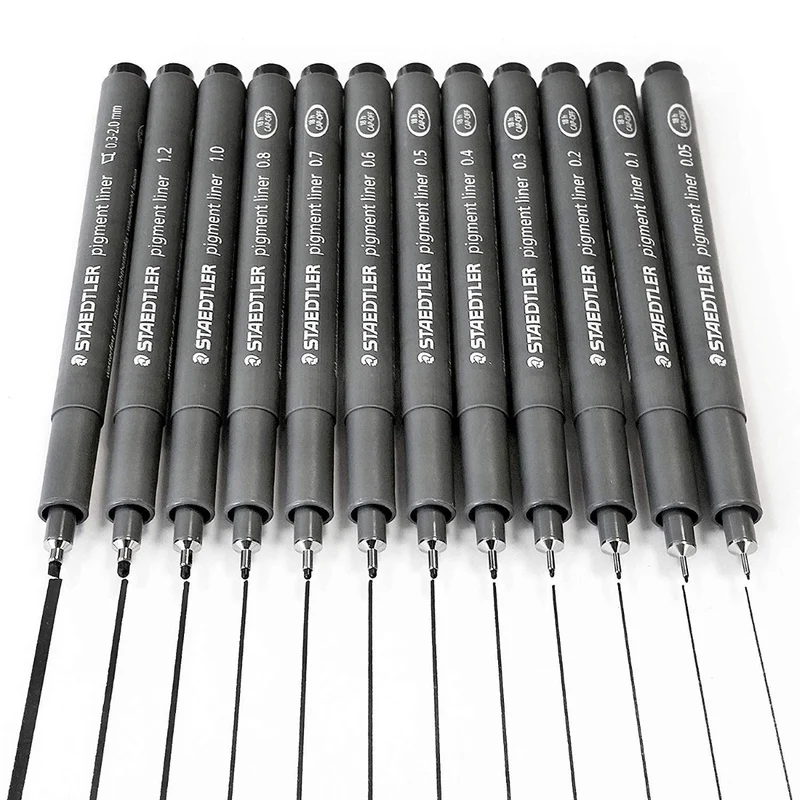 Pennarello Punta Fine Staedtler Pigment Liner