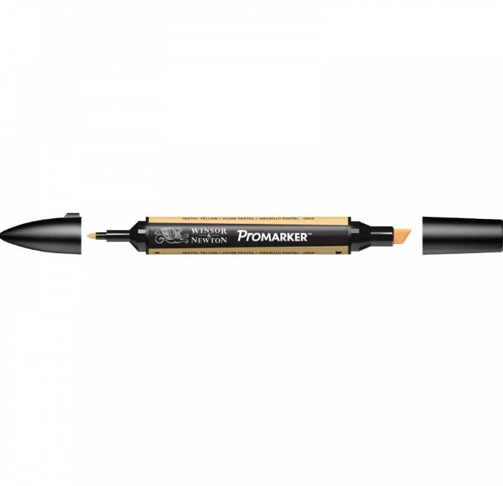Winsor & Newton Pennarello Marker Doppia Punta Giallo Pastello O949