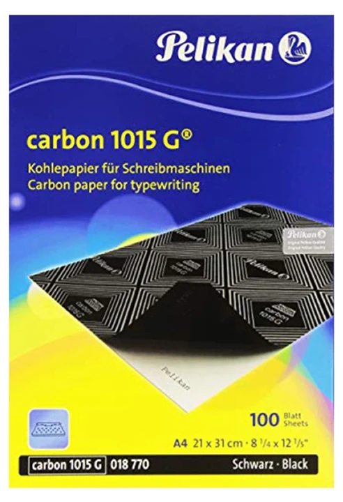 Carta Copiativa A4 Nera Pelikan 1015G