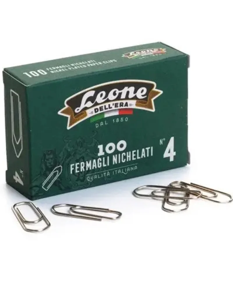 100 Fermagli Zincati Antiruggine N.4