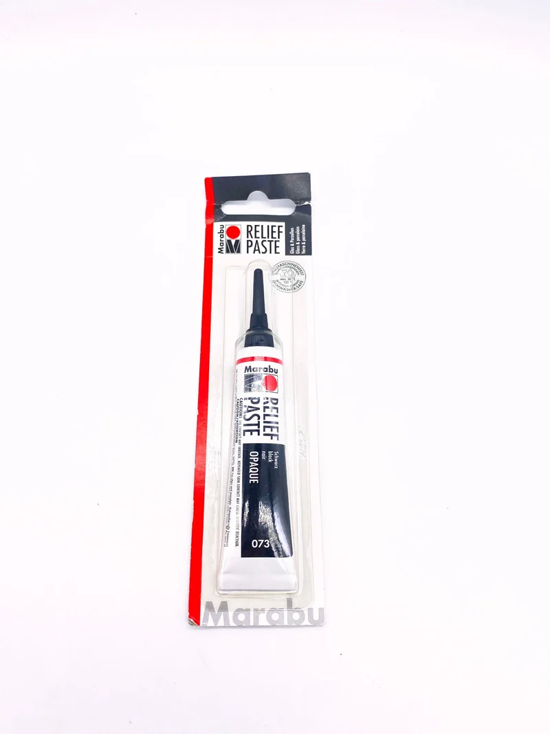 Pasta per Contorno Vetro Tubetto 25ml Nero Opaco