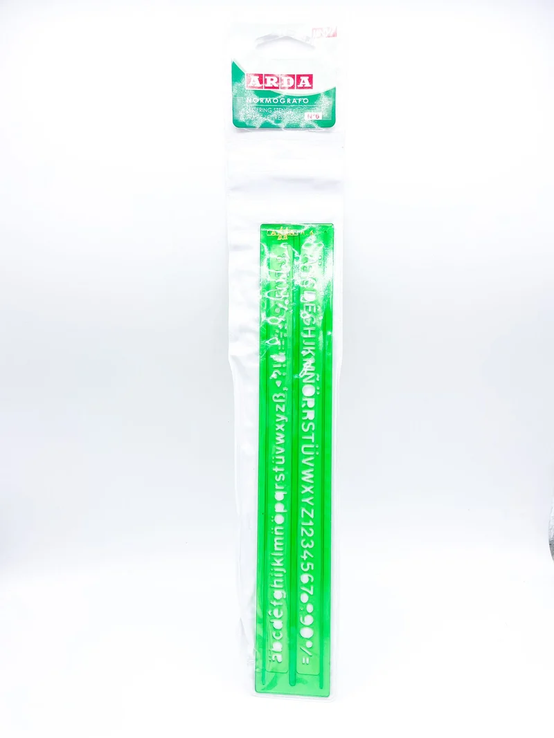 Normografo In Plastica 20cm