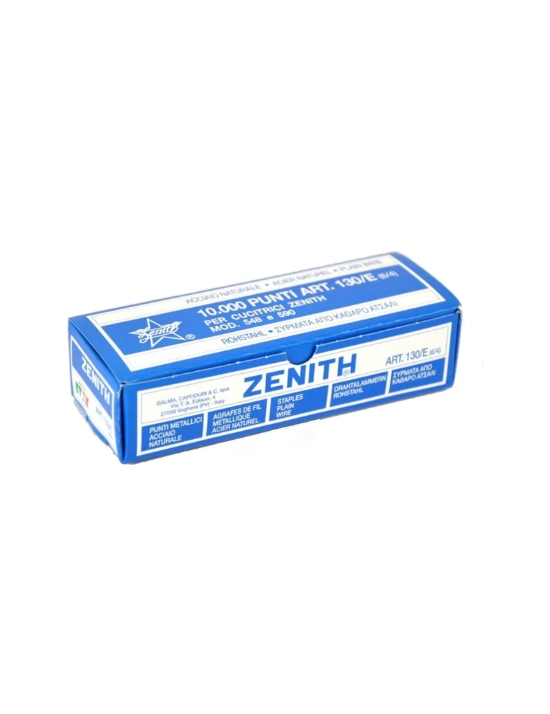 Zenith Punti Per Cucitrici 548 E 590 (6/4) Confezione 10.000 Punti