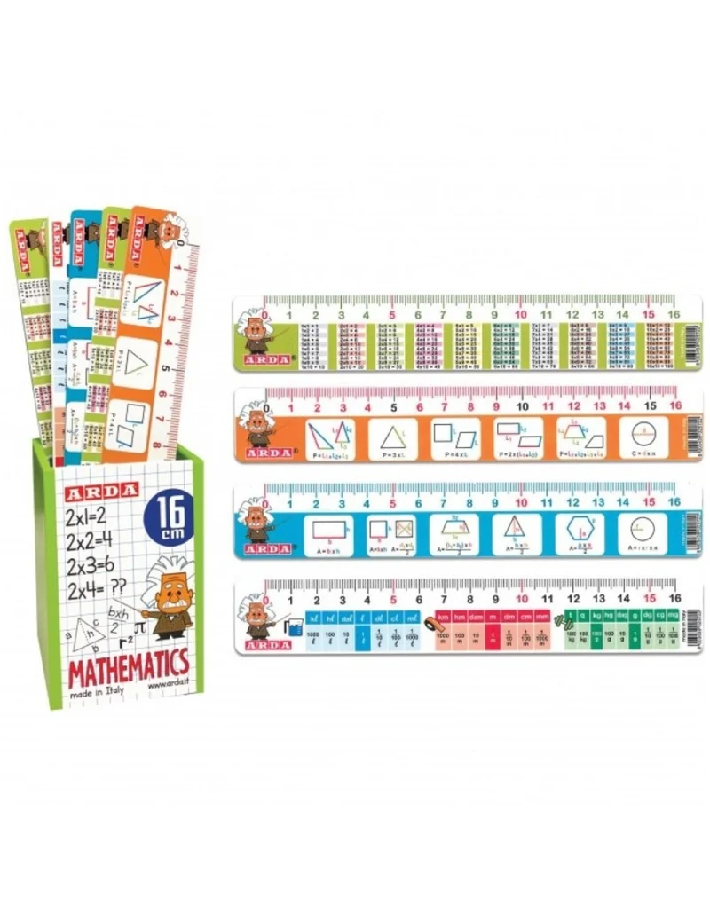 Righello Con Formule Mathematics 16cm