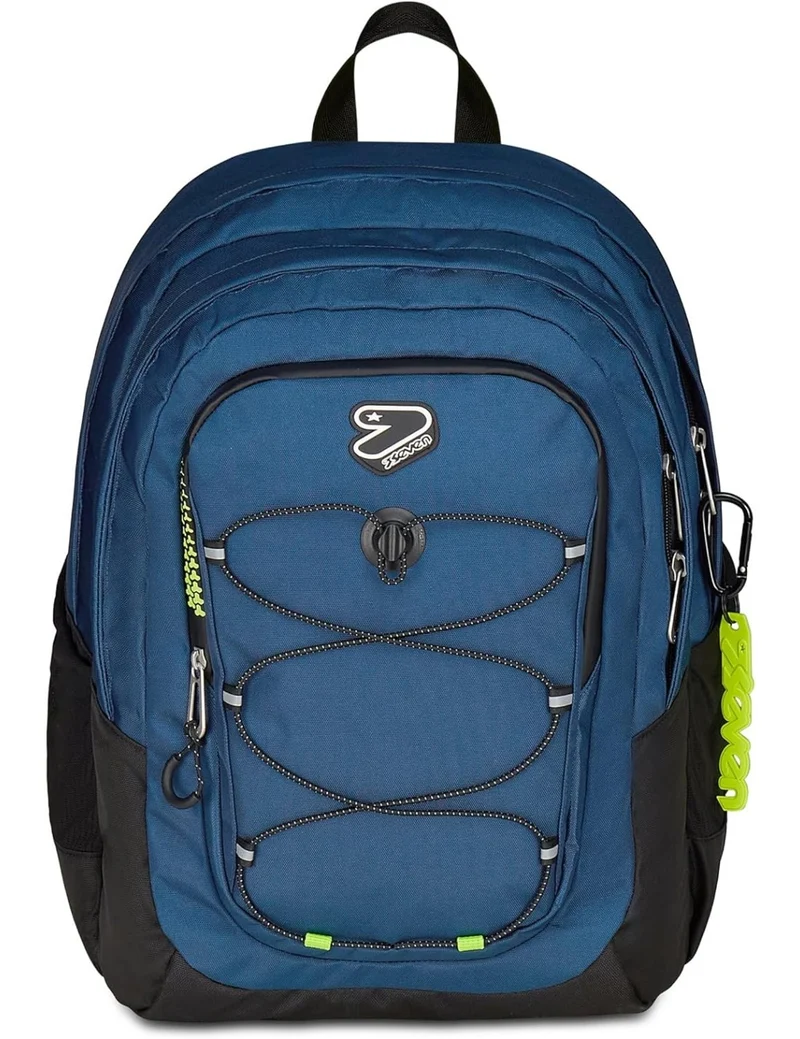 Zaino Seven Doppio Scomparto Grs Tech Line Blu