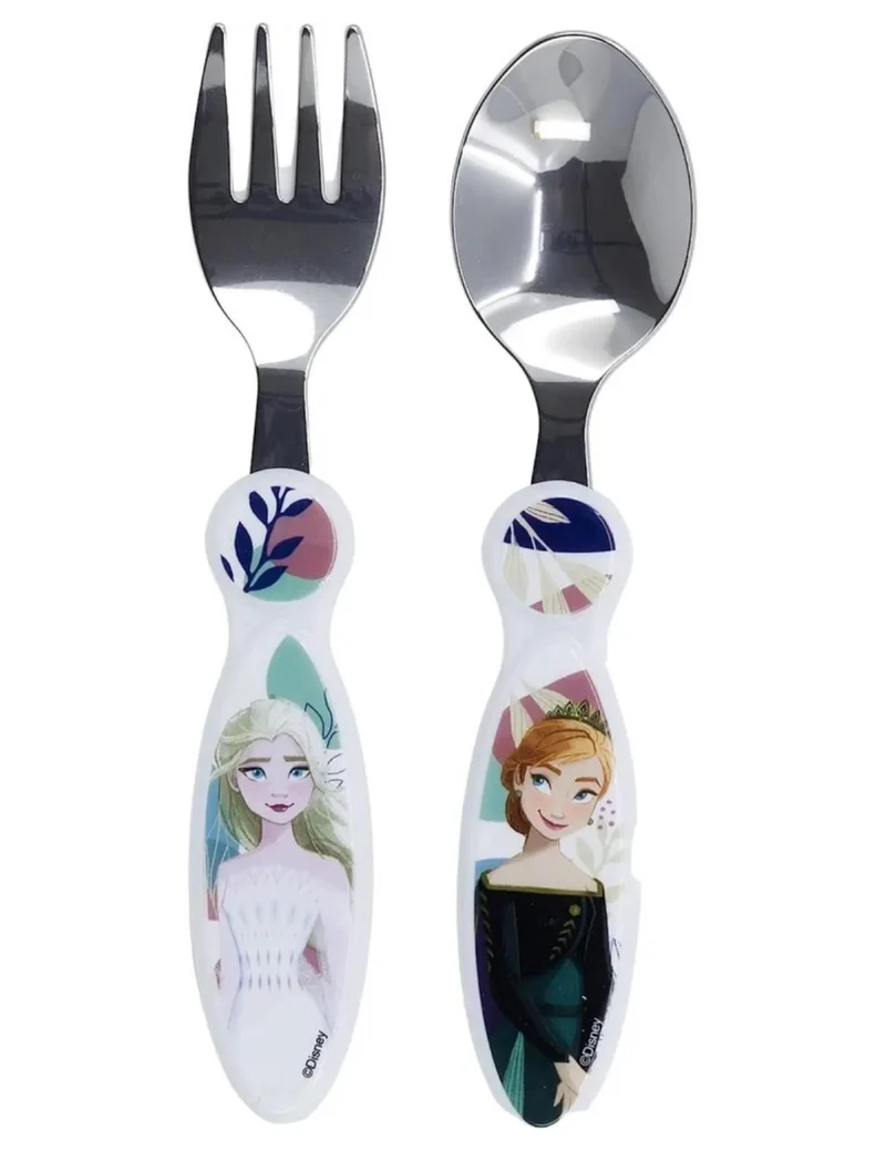 Set Posate In Acciaio Disney Frozen 2pz