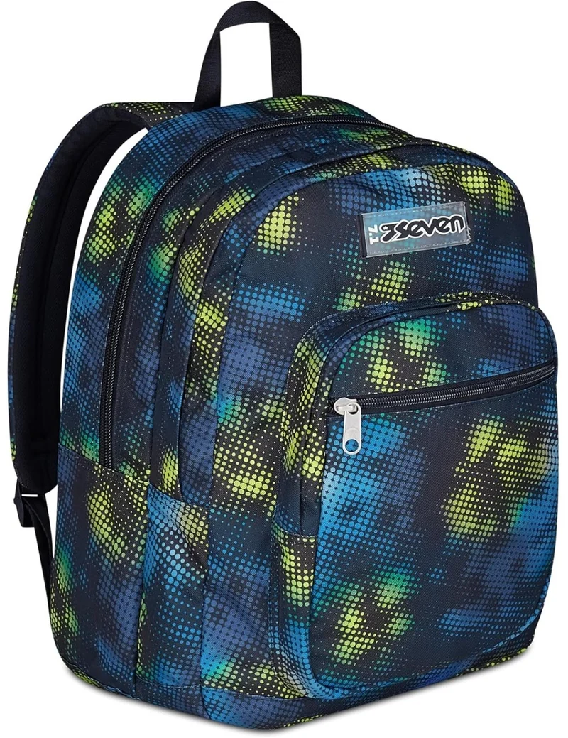 Zaino Seven Doppio Scomparto Freethink Green Blue Boy