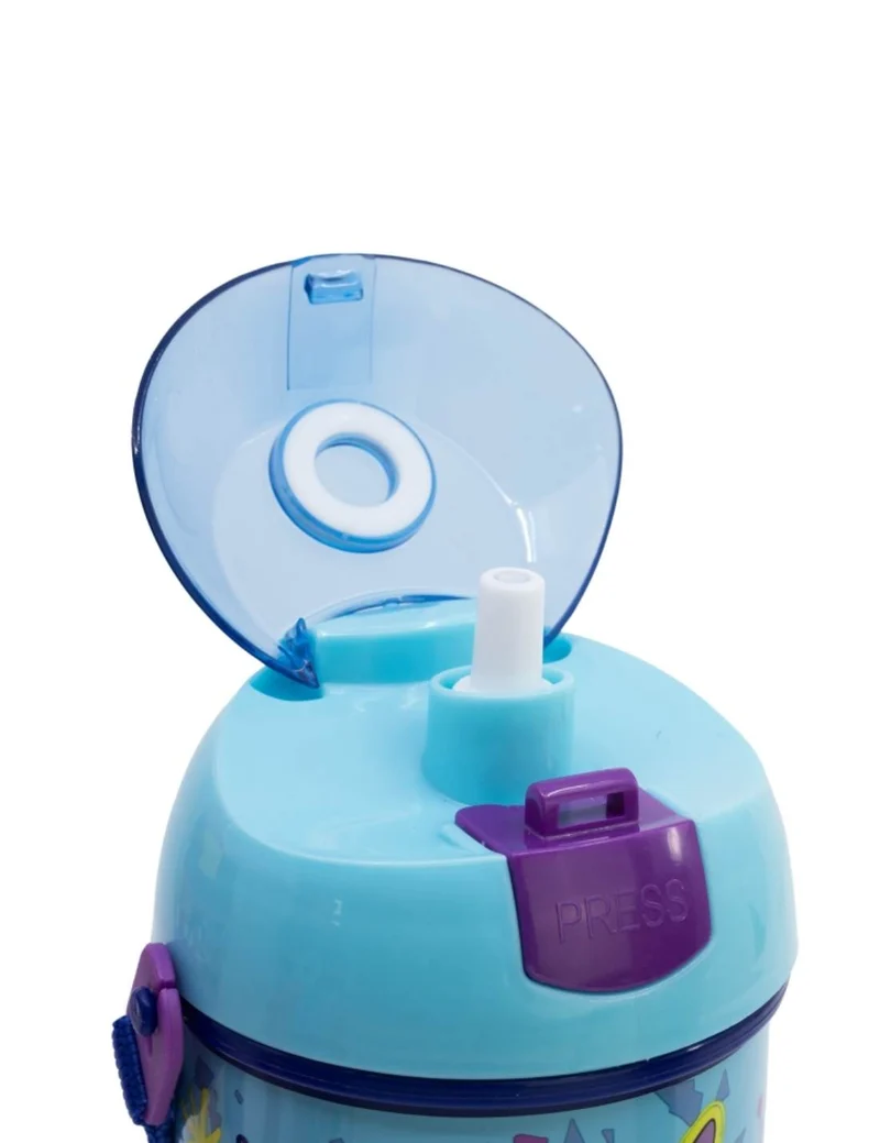Borraccia A Scatto Con Cannuccia Disney Stitch 450ml