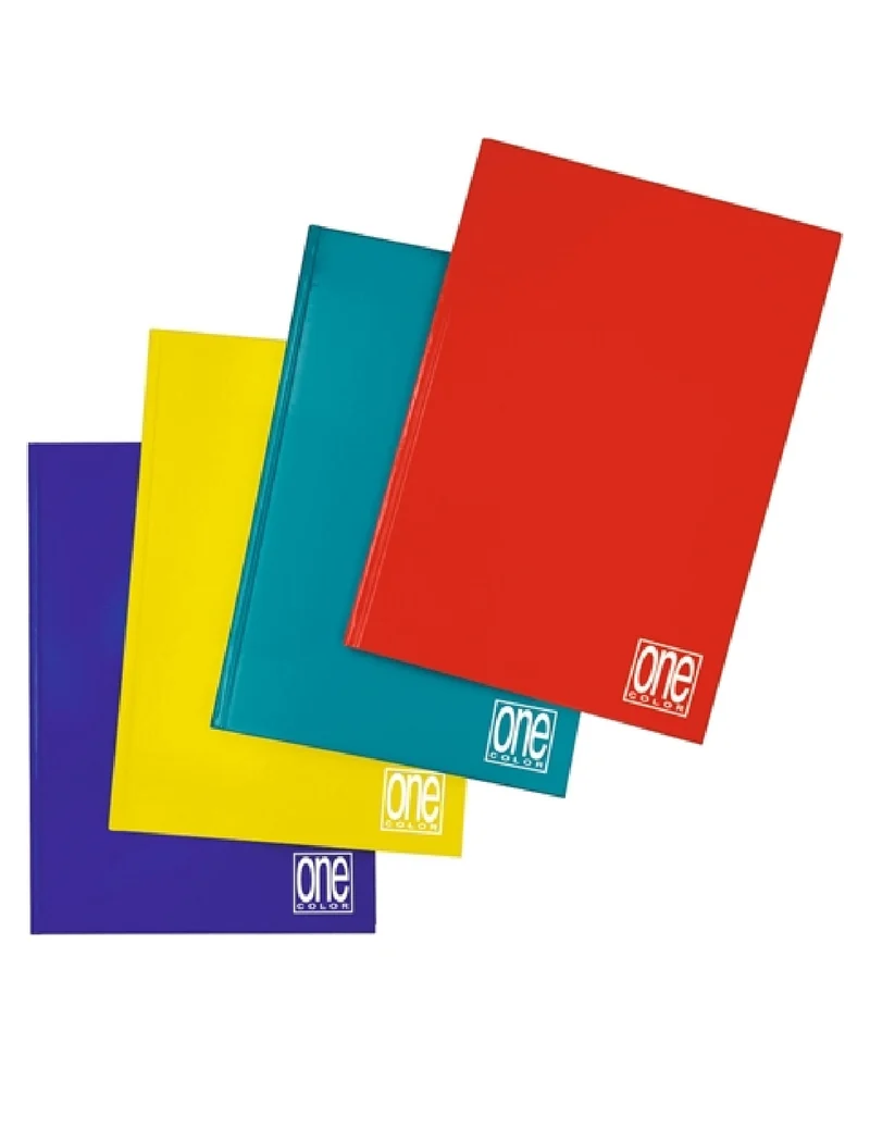 Quaderno Cartonato Tinta Unita One Color 72ff 60gr A5