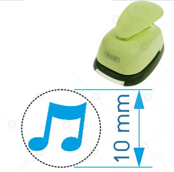 Fustella A Forma Di Nota Musicale Perforatrice Sagomata 10mm