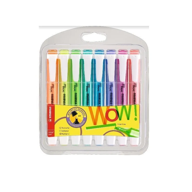 Evidenziatori Stabilo Swing Cool Set 8 pz.