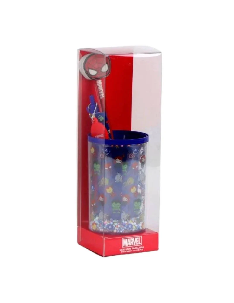 Portapenne Con Set Cancelleria Marvel Avengers