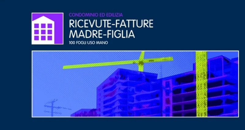 Blocco Ricevuta Di Condominio Madre Figlia 10x22 cm