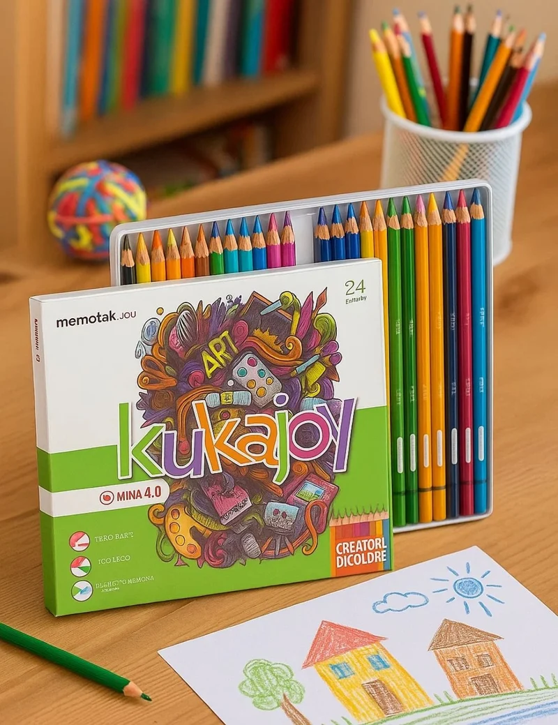 Pastelli Matite Colorate Kukajoy 24pz