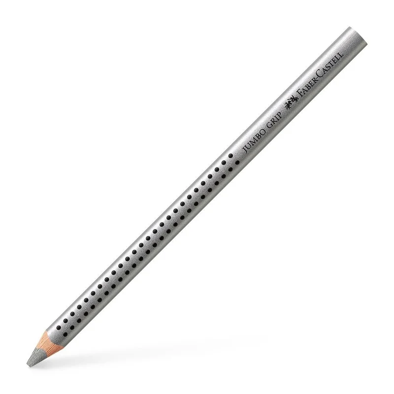 Faber-Castell Matita Triangolare Jumbo Grip Argento