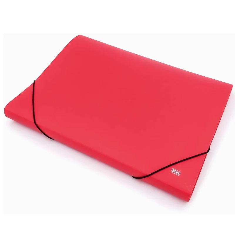 Cartellina A Soffietto Rossa 13 Scomparti Portadocumenti In PPL 33,5x24cm