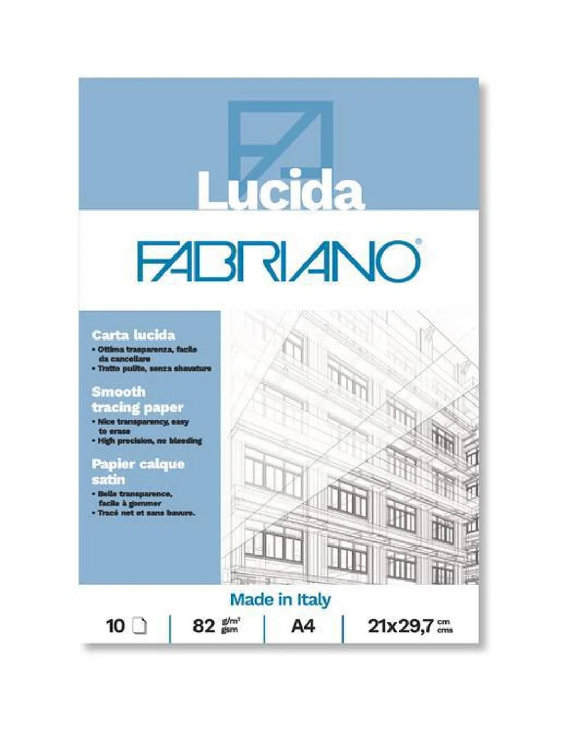 Blocco Carta Lucida Fabriano A4
