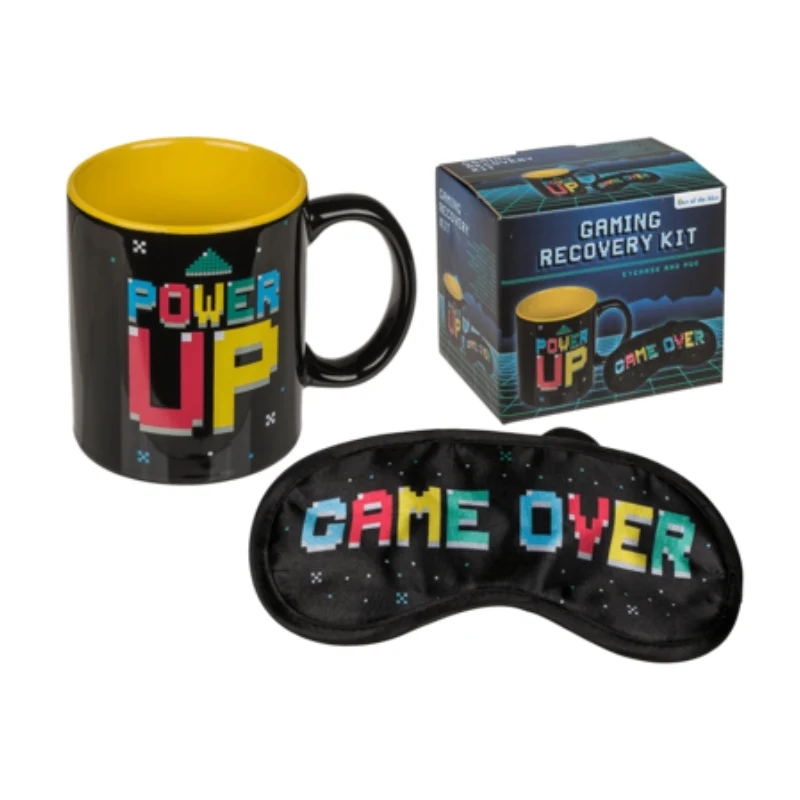 Set Tazza In Ceramica Con Maschera Occhi Power Up