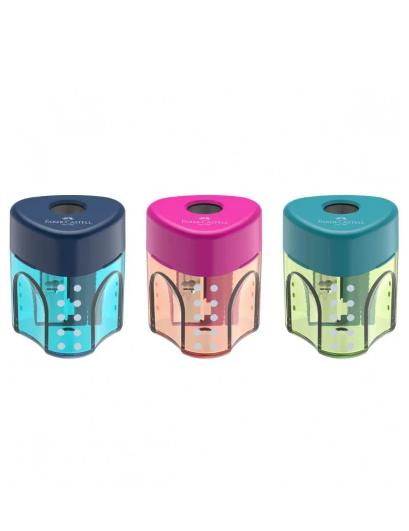 Temperamatite Contenitore Rettangolare 1 Foro Faber Castell