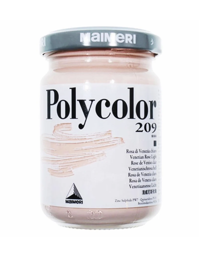 Maimeri Polycolor 209 Rosa Di Venezia Chiaro Tempera Vinilica 140ml