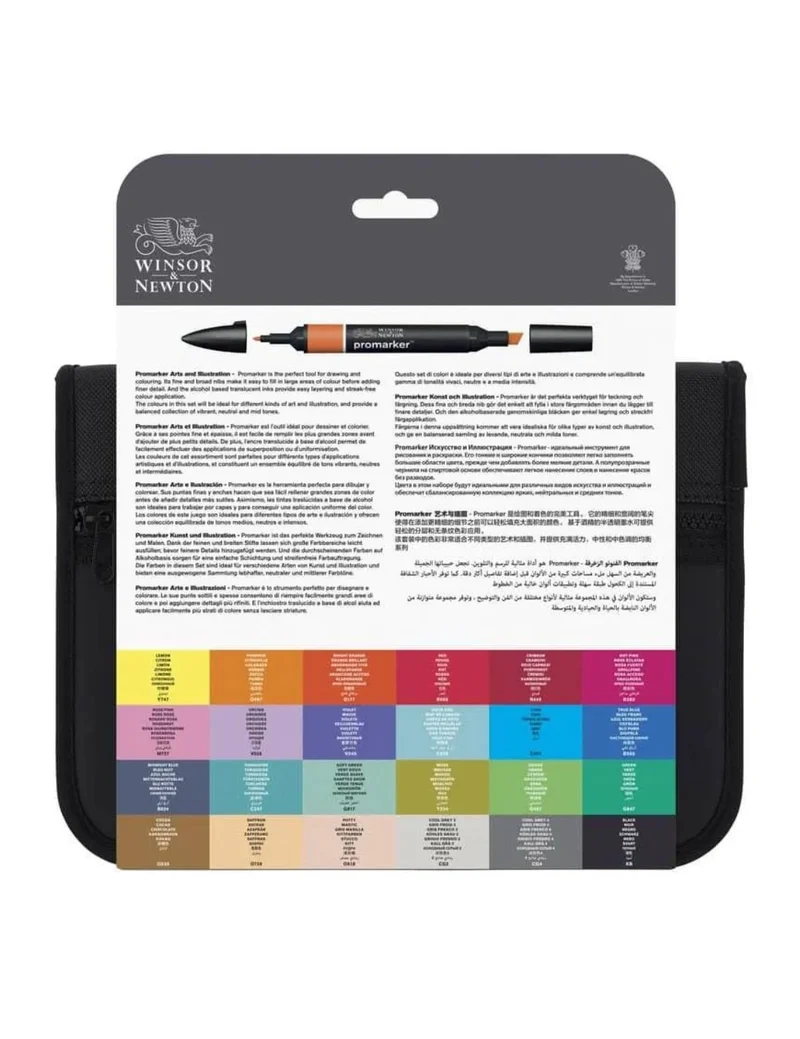 Pennarelli Promarker Winsor And Newton 24+1