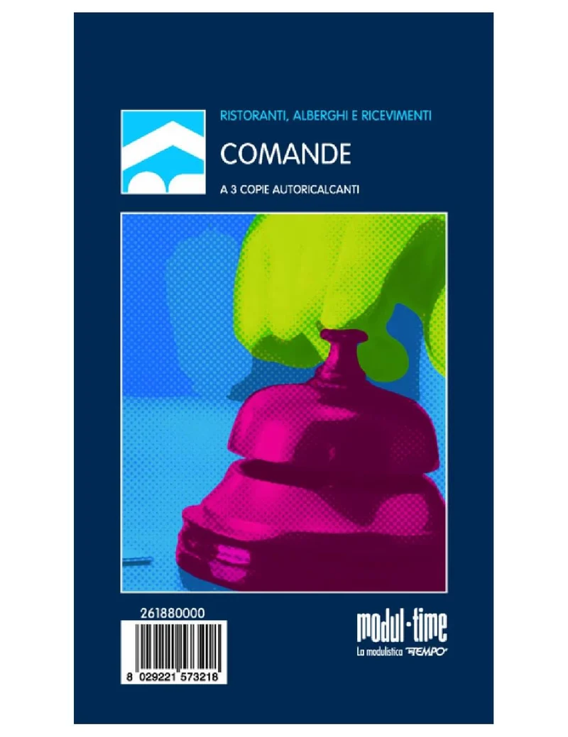 Blocco Per Comande InTempo A 3 Copie Autoricalcanti 25f Neutre 10x17cm