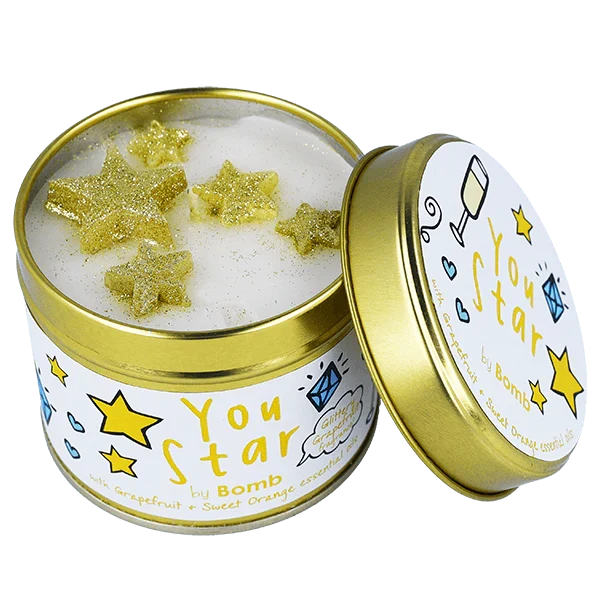 TIN CANDLE - YOU STAR