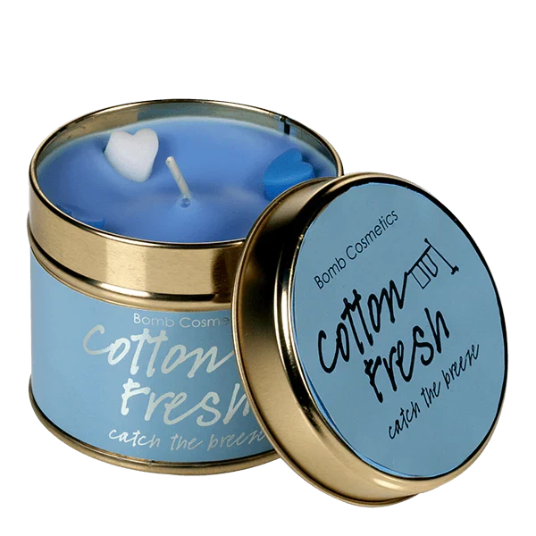 TIN CANDLE - COTTON FRESH