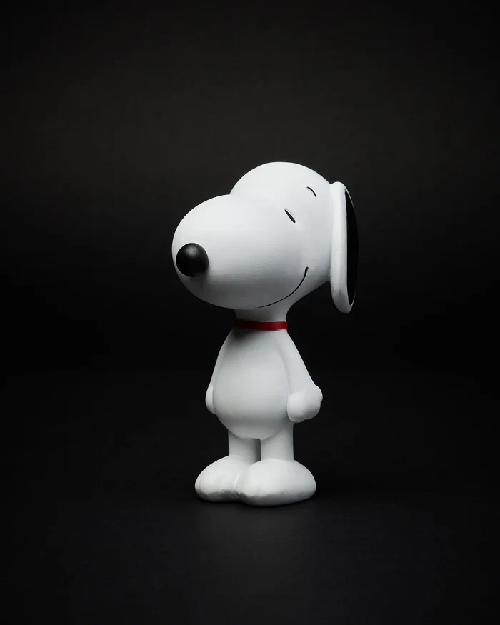 SNOOPY STANDING WHITE 12CM