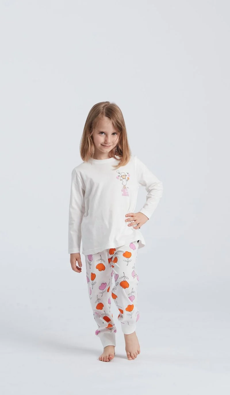 PIGIAMA GIROCOLLO BIMBA MULTICOLOR