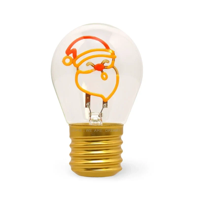 LAMPADA DA TAVOLO A LAMPADINA - BULB FICTION - SANTA CLAUS