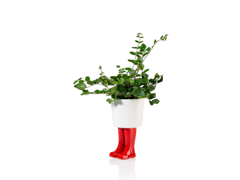 WELLINGTON BOOT PLANTER SMALL RED