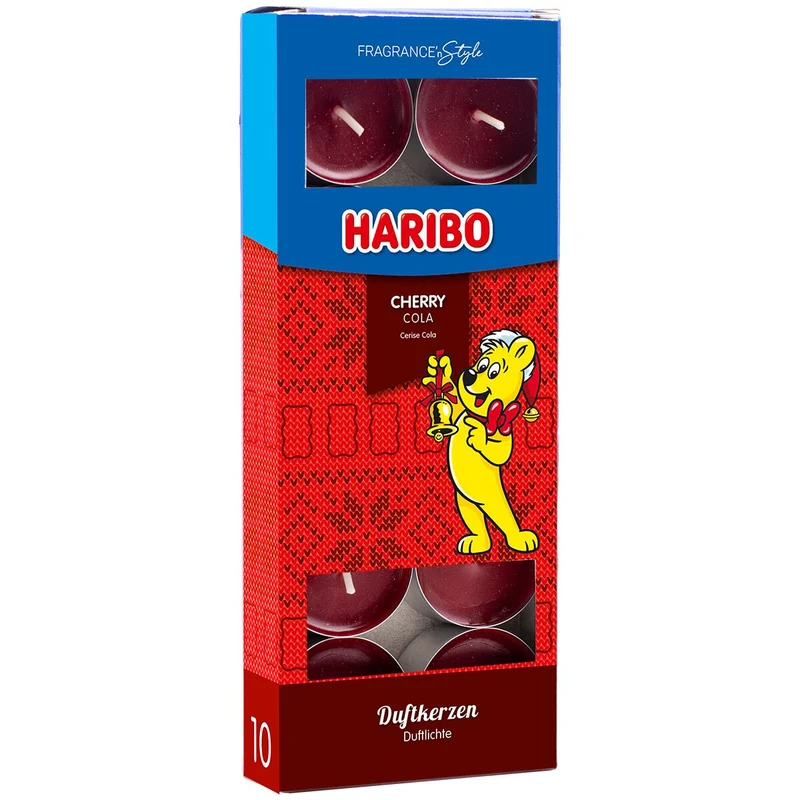 TEELICHT CHERRY COLA XMAS HARIBO