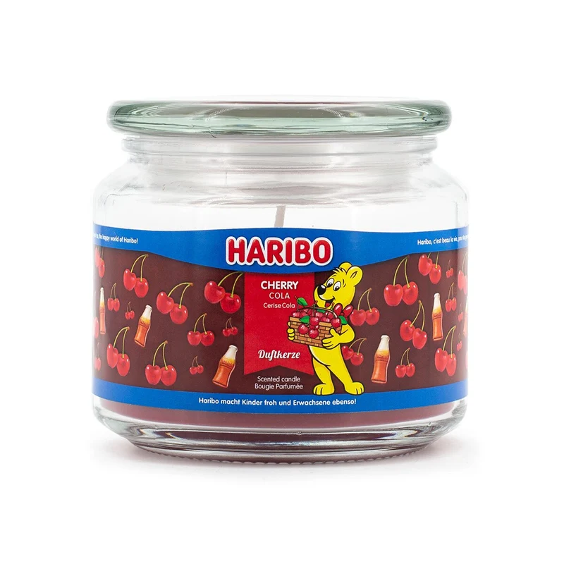CANDELA PROFUMATA CHERRY COLA HARIBO 300GR.