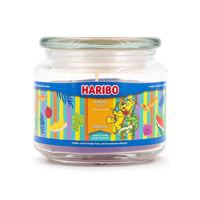 CANDELA PROFUMATA JUNGLE PARTY HARIBO 300GR.