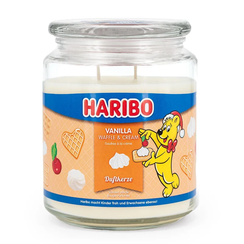 CANDELA PROFUMATA VANILLA WAFFLE CREAM HARIBO 510GR.
