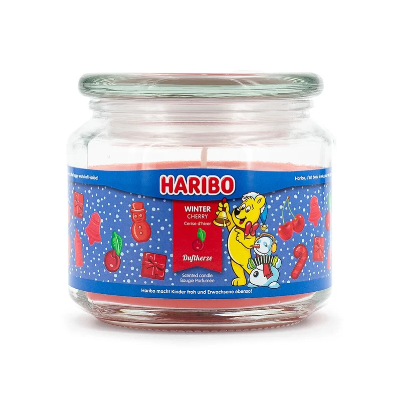 CANDELA PROFUMATA WINTER CHERRY HARIBO 300GR.