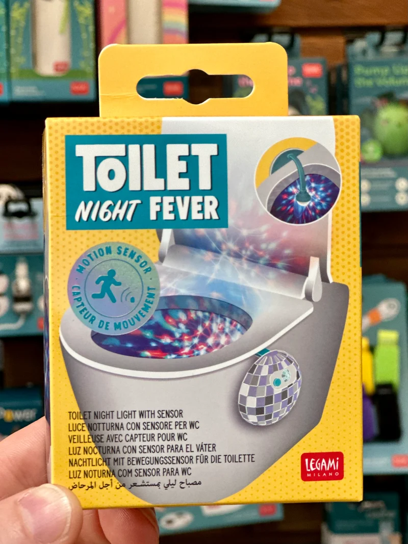 TOILET NIGHT FEVER LUCE NOTTURNA CON SENSORE