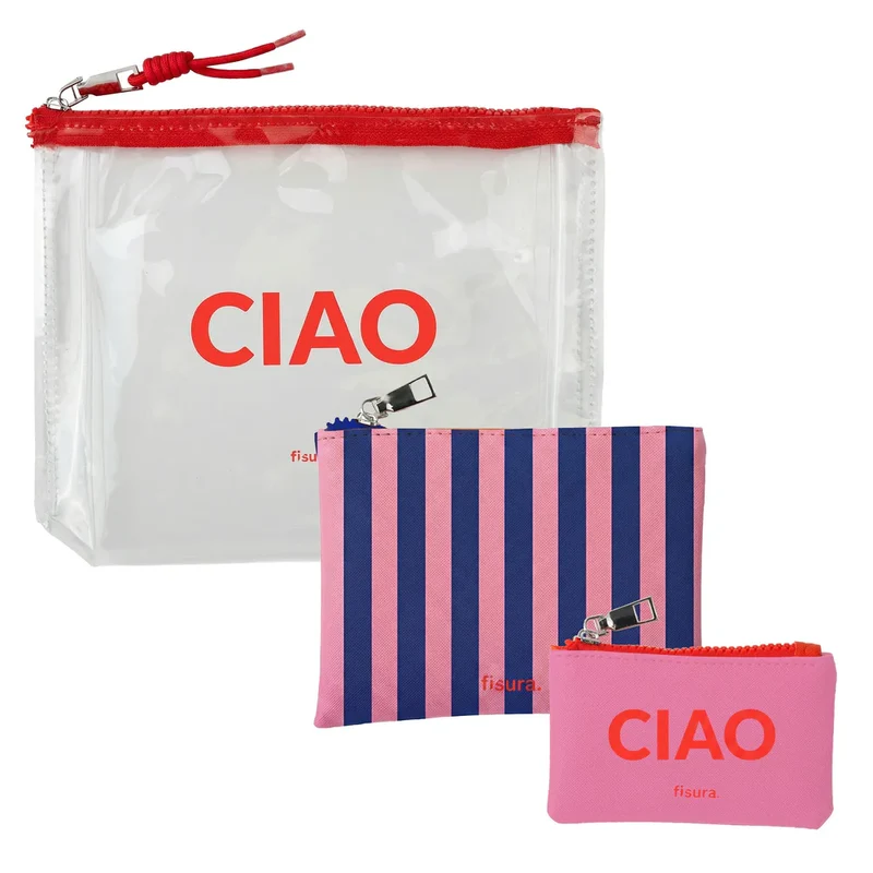 TRIPLE TOILET BAG "CIAO"