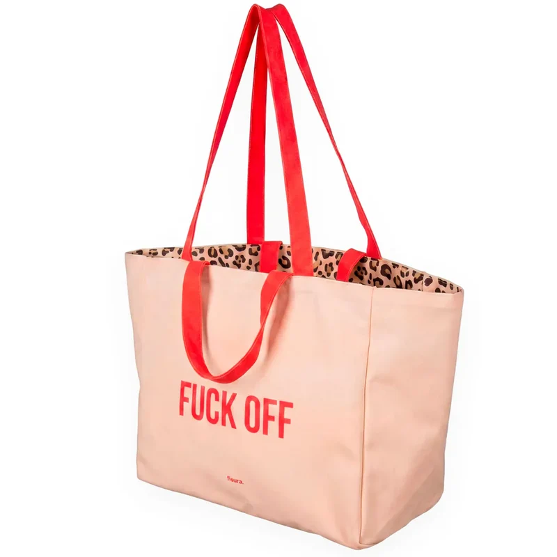 BEACH BAG "FUCK OFF"
