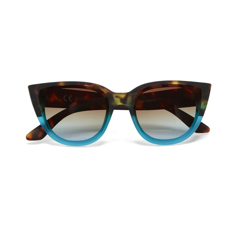 OKKIA OCCHIALI DA SOLE SILVIA OK020 HAVANA BLUE