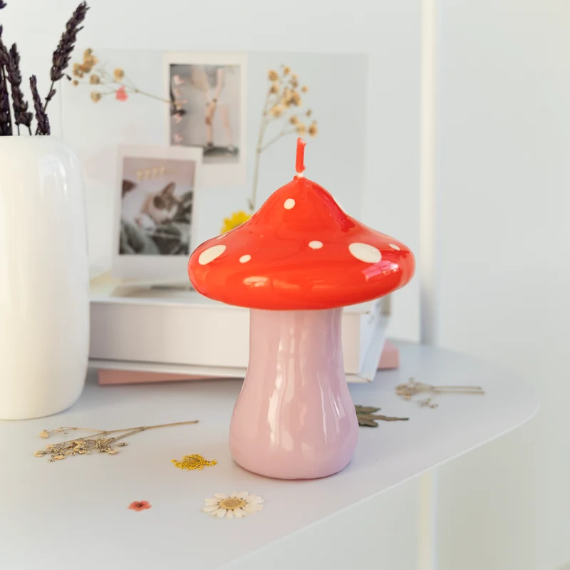 CANDELA MUSHROOM RED LARGE HELIO FERRETTI