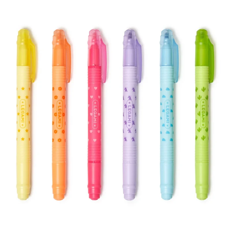 6MAGIC HIGHLIGHTERS SET 6 EVIDENZIATORI CANCELLABILI