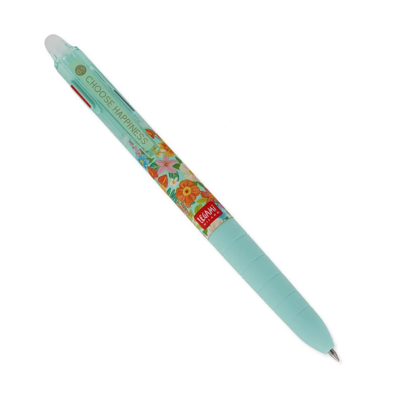 PENNA GEL CANCELLABILE 3 COLORI FLOWERS