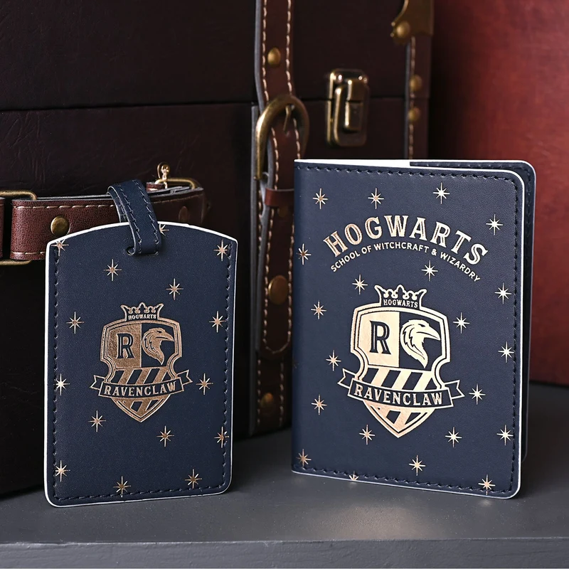 Set etichetta bagaglio e porta passaporto Corvonero