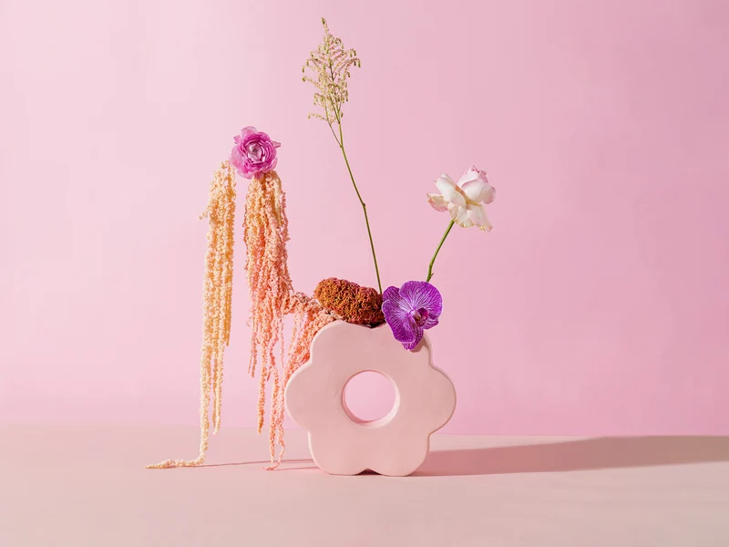 VASE DAISY PINK